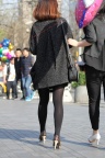 短发黑丝美腿高跟少妇