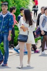 漂亮的纱裙丝袜美腿少妇（转帖云游四方）