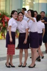 三个性感的肉丝制服少妇